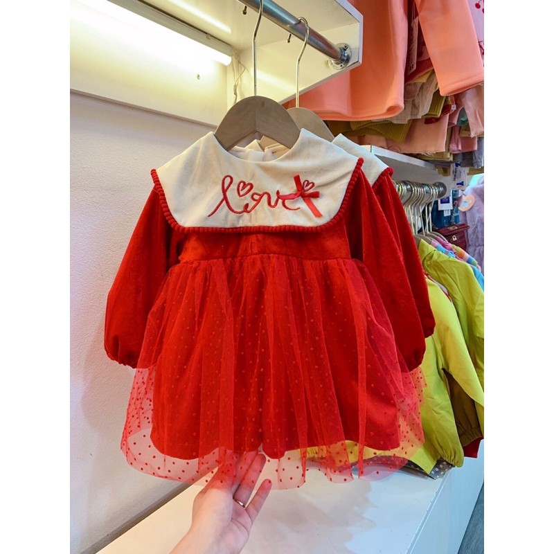 [LOVE] Váy đỏ cho bé mã 71077