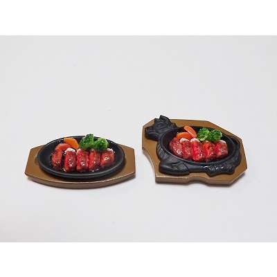 Khuôn cơm và thịt các loại mô hình thức ăn mini dollhouse nhà búp bê minifood nặn đất sét silicone mold