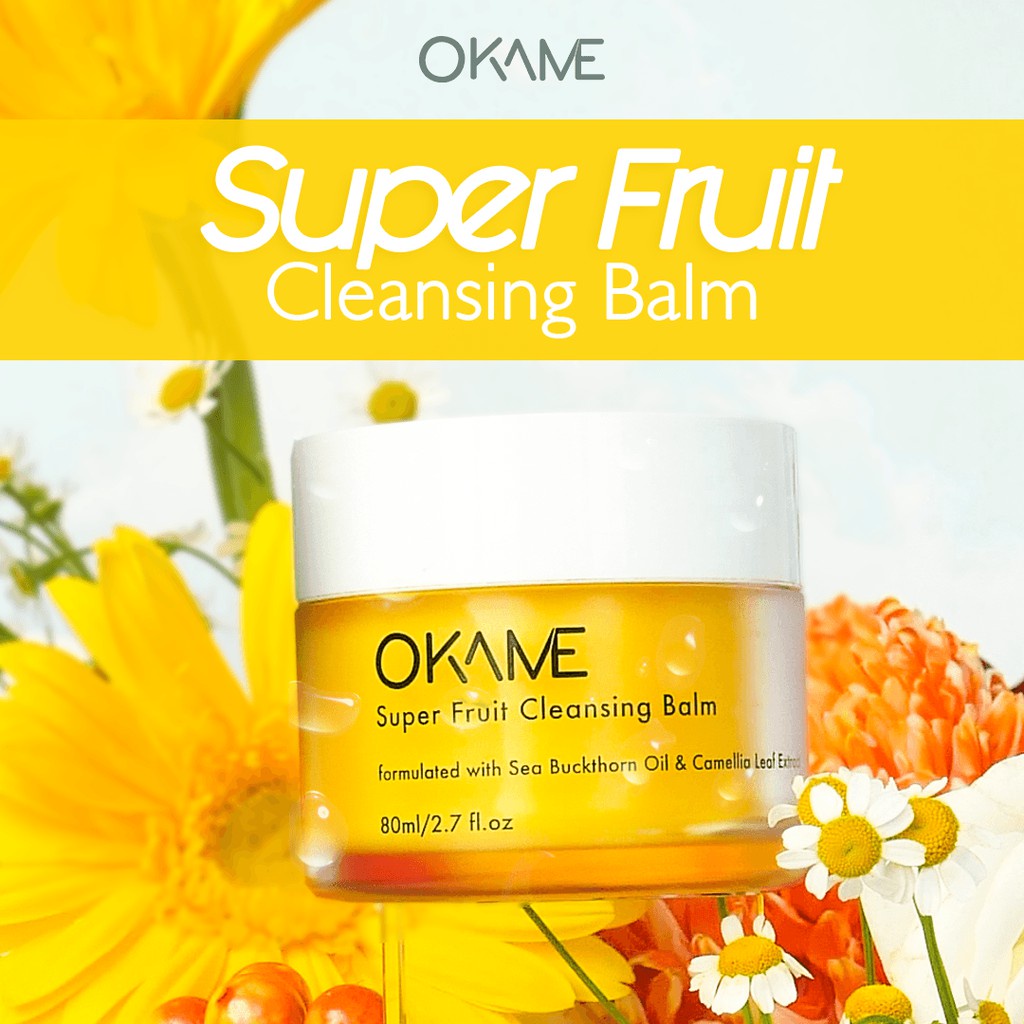 Sáp tẩy trang Okame Super Fruit Cleansing Blam 7ml &amp; 80ml