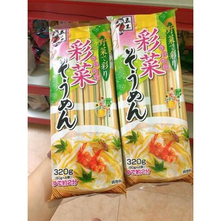 Mì somen rau củ