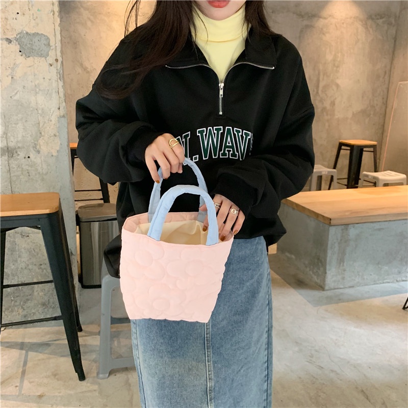 Túi Xách JASMIN NOIR In Hoa Đơn Giản Thời Trang Cho Nữ