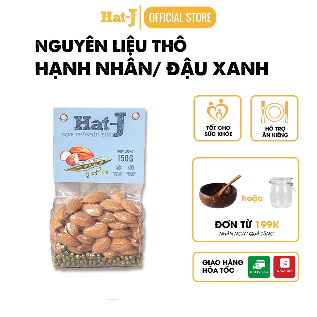 Nguyên Liệu Để Làm Sữa Hạnh Nhân Đậu Xanh Cao Cấp Tốt Cho Sức Khoẻ
