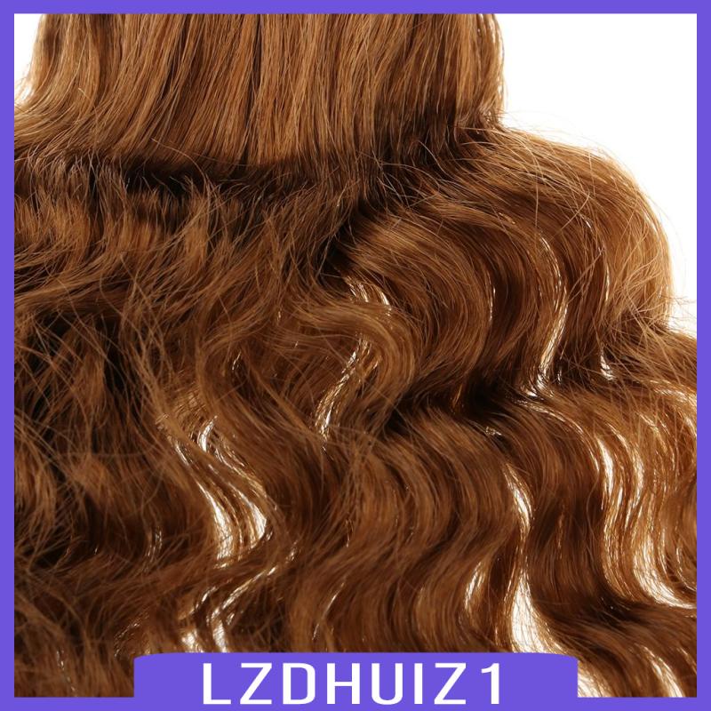 Tóc Giả Nữ Xoăn Dài Màu Đỏ Tỉ Lệ 1 / 6 Cho Mô Hình Nhân Vật Nữ 12 INCH