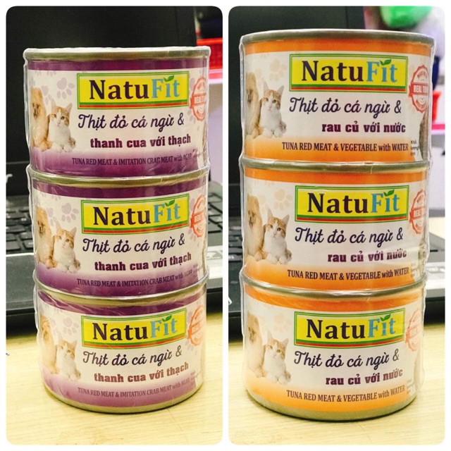 Pate NatuFit 160g dành cho chó và mèo mọi lứa tuổi