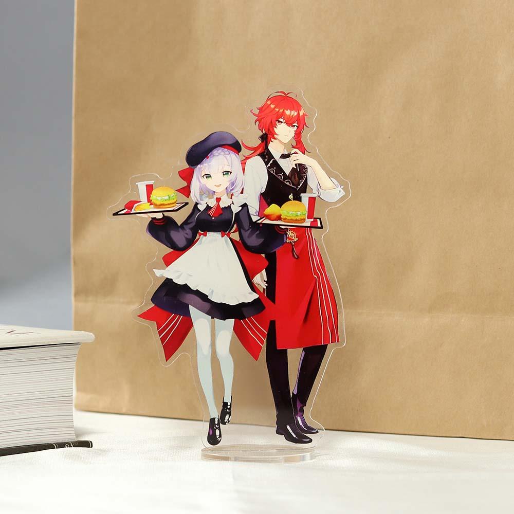 [COD] Giá Đỡ Mô Hình Nhân Vật Anime Bằng Acrylic Nhân Vật Hoạt Hình Diluc Noelle Joint GM Để Bàn Trang Trí