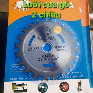 Lưỡi cắt gỗ 2 chiều yakima cắt ngọt, sắc phi 110mm, hàng xịn