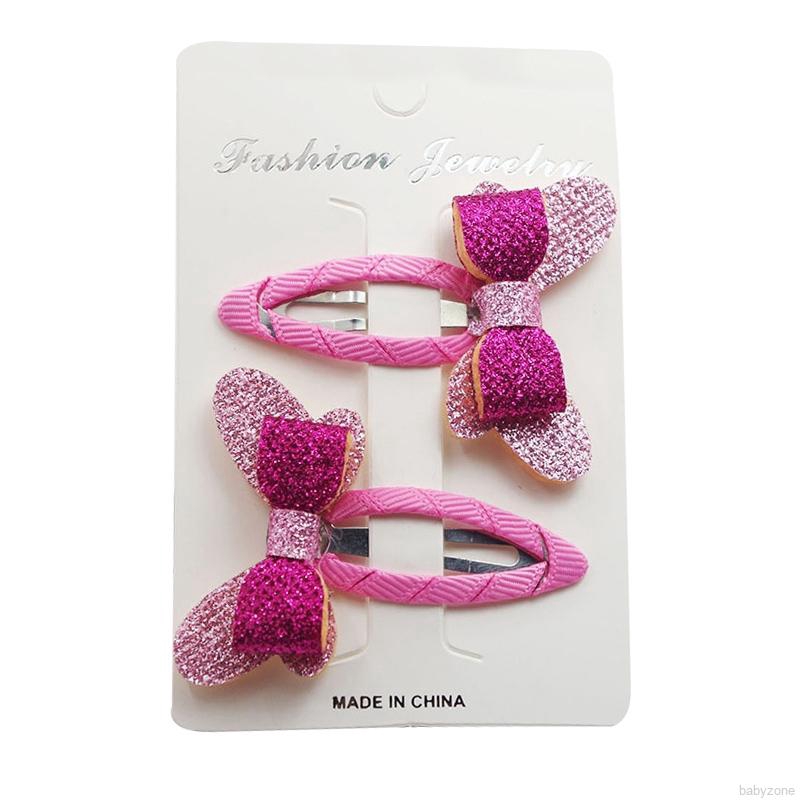 Set kẹp tóc nơ dễ thương cho bé gái