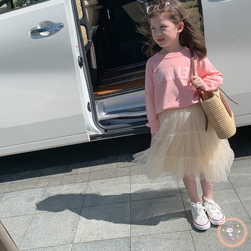 Đầm Xòe Xếp Tầng Lưng Thun Thời Trang Mùa Hè Xinh Xắn Cho Bé Gái