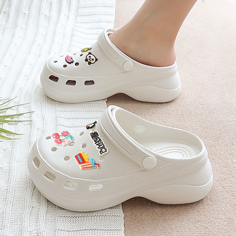 Dép Nữ Sandal Đục Lỗ Đế Dày Chống Trượt Thời Trang Mùa Hè Dành Cho Tth078