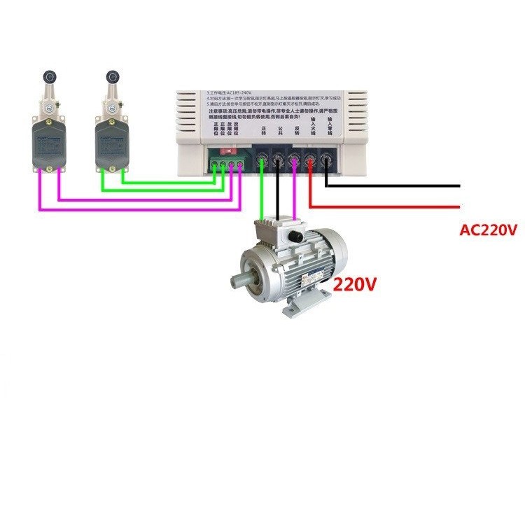 Bộ mạch điều khiển từ xa đảo chiều động cơ 220V xa 100m