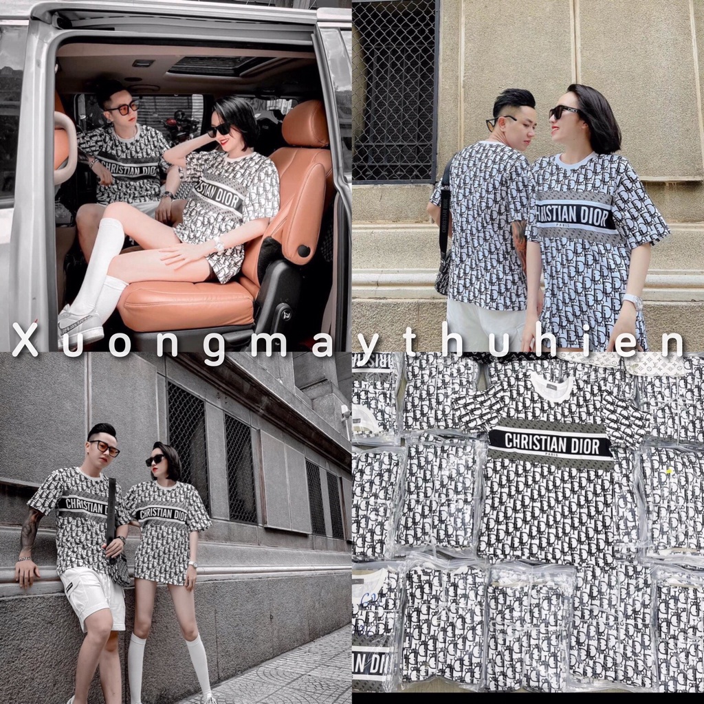 Áo thun DIO toàn thân tay lỡ mặc đôi, mặc nhóm cá tính/ Áo thun nam nữ cổ tròn mặc 4 mùa style hàn quốc_xuongmaythuhien