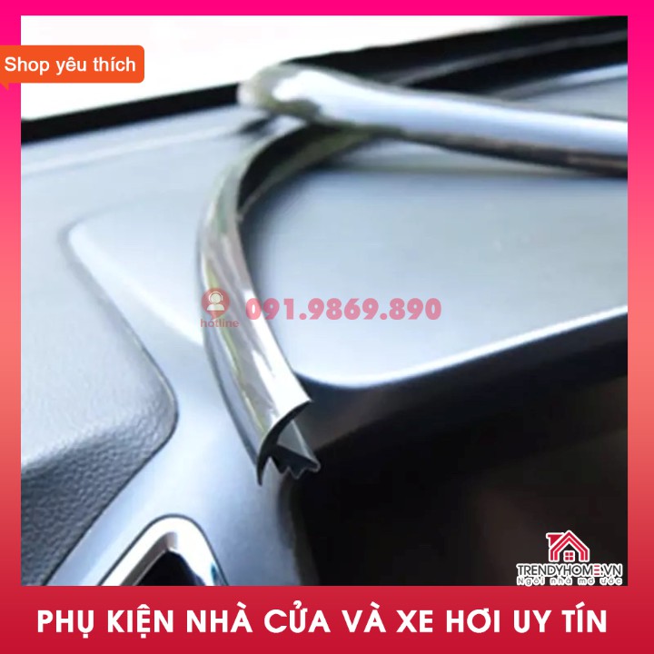 {🎁 Hàng tốt } Bộ 1,6m Gioăng Cao Su Chữ T kèm que hỗ trợ gài | chặn nước khe kính lái thích hợp mọi loại xe 🎁