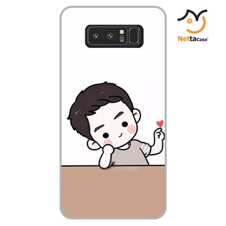 Ốp lưng dẻo cho Samsung Galaxy Note 8 _Couple Boy 03