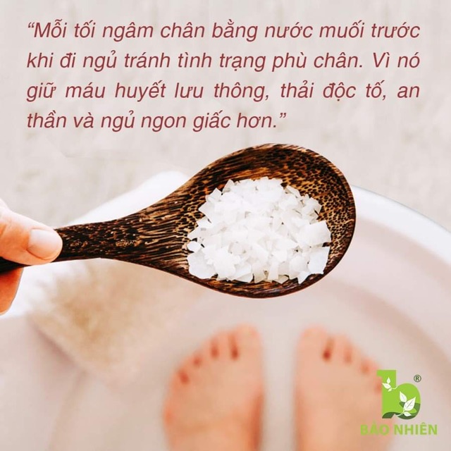 Muối ngâm chân Bảo Nhiên