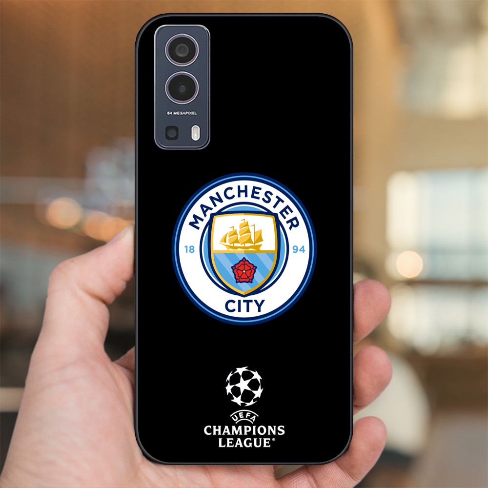 Ốp lưng Vivo Y72 5G viền đen in hình Manchester City MC