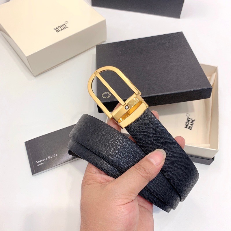Thắt lưng da nam Mont Blanc da thật cao cấp