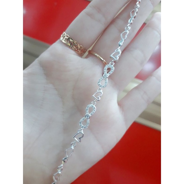 Lắc tay tim bạc 🌼YN JEWELRY