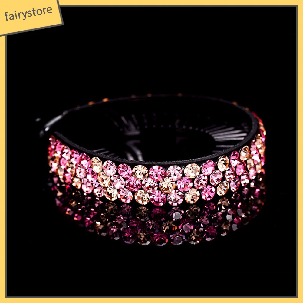 Kẹp tóc hợp kim đính đá xinh xắn cho nữ