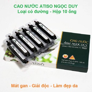 Cao atiso nước ngọc duy - hộp 10 ống