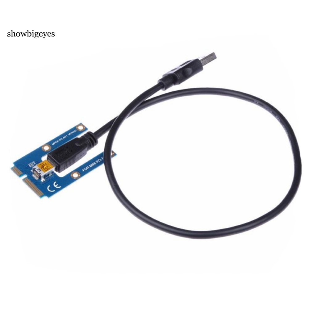 Card Đồ Họa Mini Pci-E X16 + 60 Dây Cáp Usb Cho Laptop