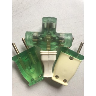 Bộ Ổ cắm + 2 phích điện đúc có led