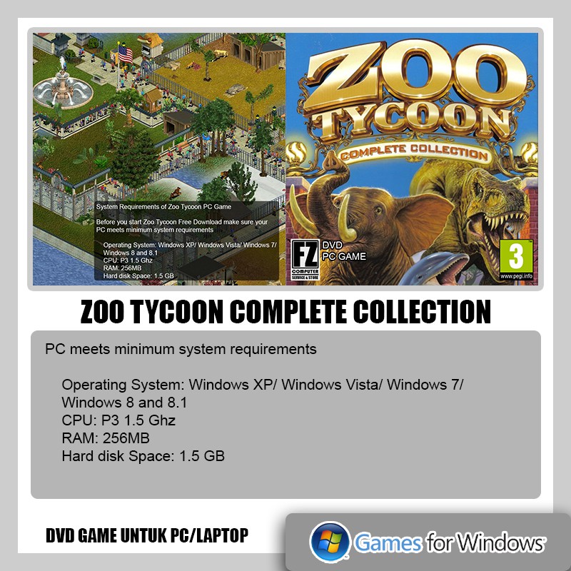 Bộ Sưu Tập Dvd Game Zoo Tycoon