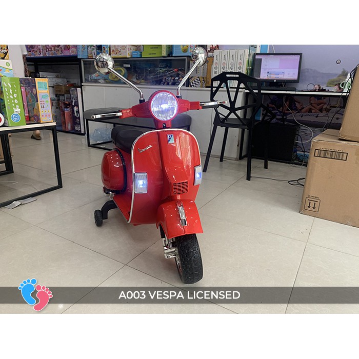 Xe máy điện trẻ em Licensed Vespa BABY PLAZA A003 (PX150)