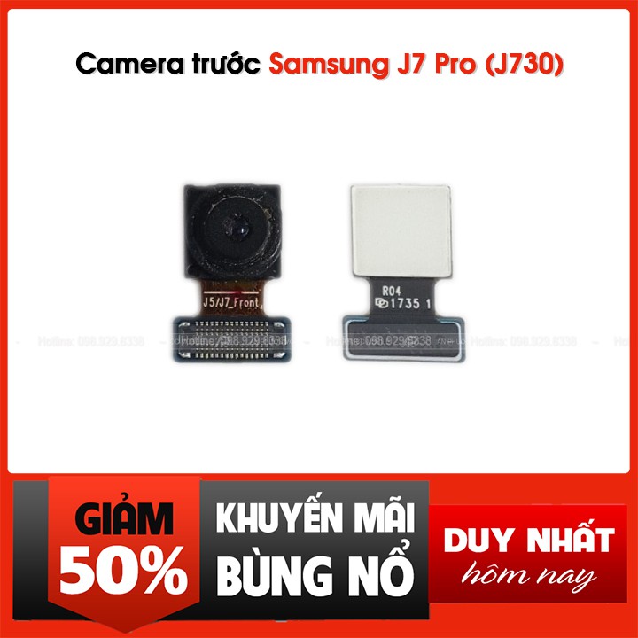 Camera Trước Samsung J7 Pro / J730 Zin bóc máy