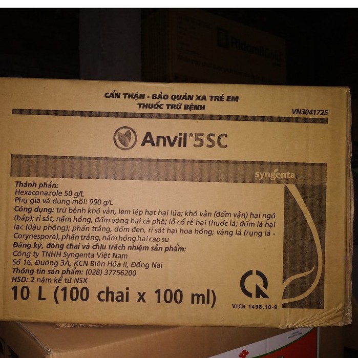 Thuốc Trừ Bệnh ANVIL 5SC (Chai 100ml) - Sạch Nấm Bệnh cho hoa hồng,mai vàng, bonsai...