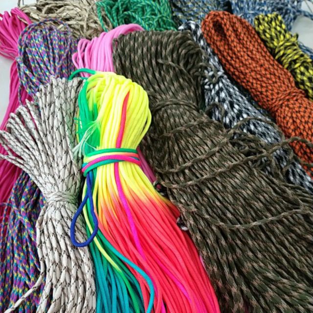 Bó 30yds dây paracord đan vòng,dây cứu hộ 4ly 7lõi-update 2