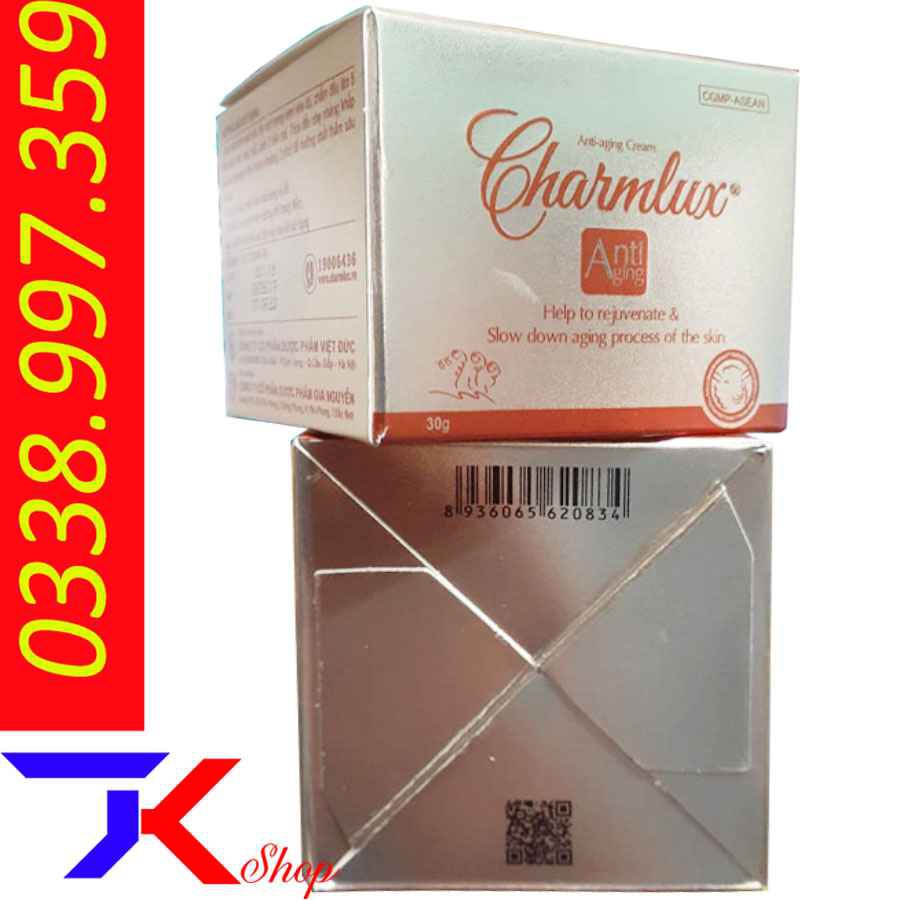 Viên Uống & Kem Chống Lão Hóa Da CHARMLUX Hộp 30g