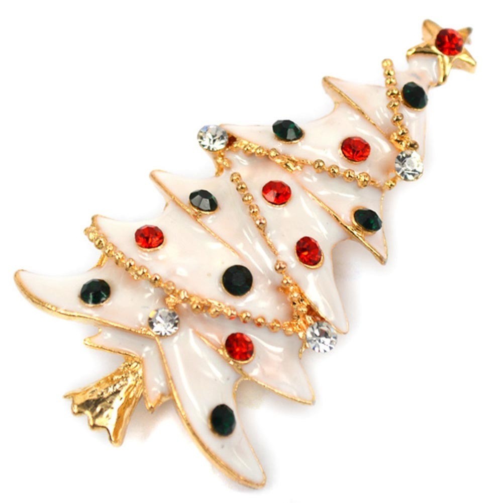 Fashion Christmas Tree Brooch Pin Cute Jewelry Christmas Gift