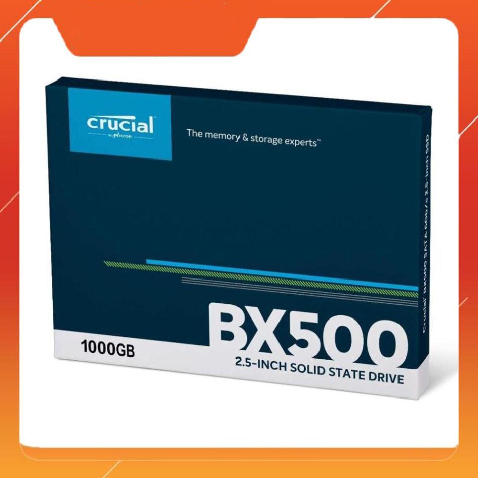 Ổ cứng SSD Crucial BX500 3D NAND SATA III 2.5 inch 1TB CT1000BX500SSD1 | BigBuy360 - bigbuy360.vn