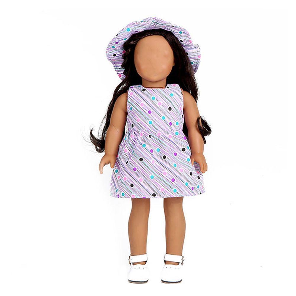 Đầm Búp Bê 18inch Họa Tiết Hoa Thời Trang Cho Bé Gái