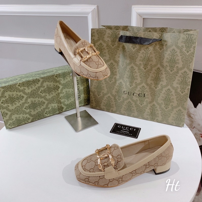 ❄️ HÀNG QUẢNG CHÂU FULL BOX❄️ Giày moka gót vuông 3cm