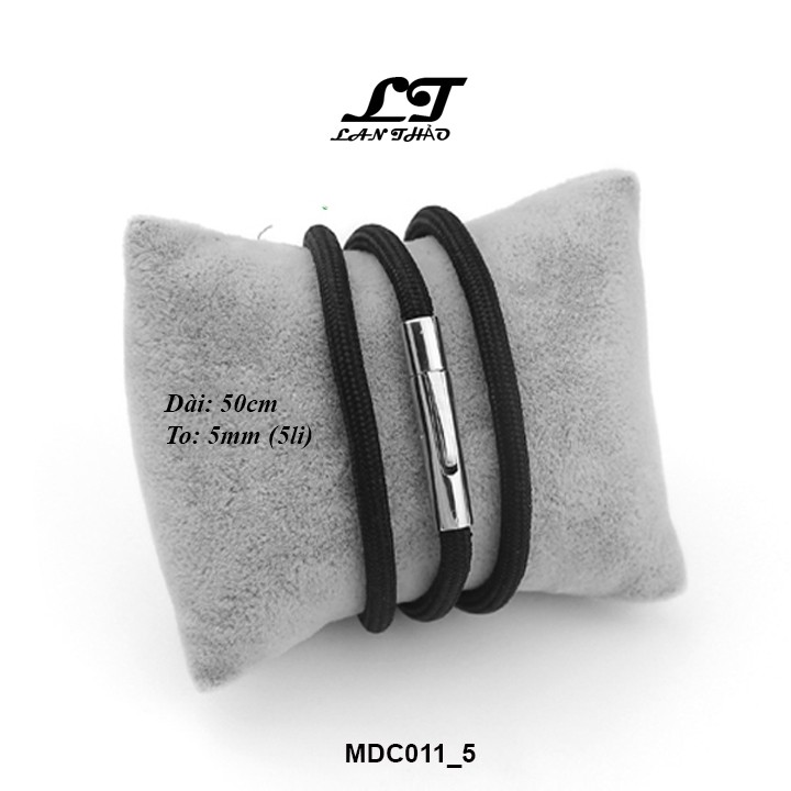 Dây chuyền sợi dù Thái cao cấp 5li dài 50cm 60cm 70cm khóa inox ver1 MDC011