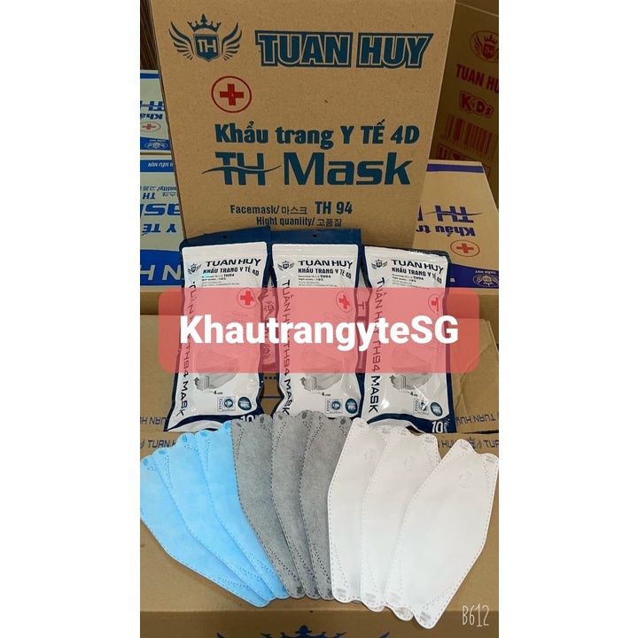 KHẨU TRANG TUẤN HUY KF94 {Chính Hãng} (Thùng 300 cái)