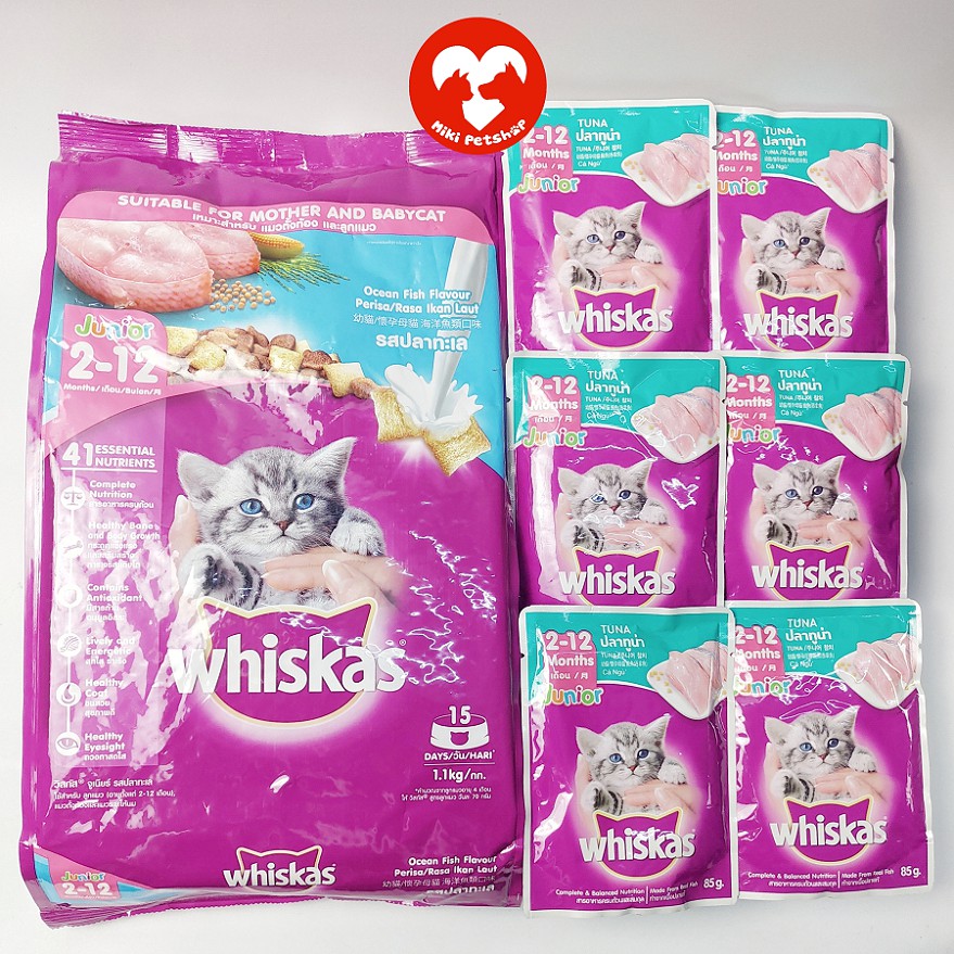 Pate Cho Mèo Con Pate Whiskas 80g Nhiều Vị - Miki Petshop