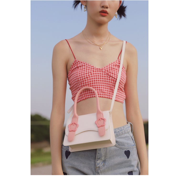 Túi Đeo Chéo Hình Vuông Nhỏ Thiết Kế Đơn Giản Mẫu Mới 2022