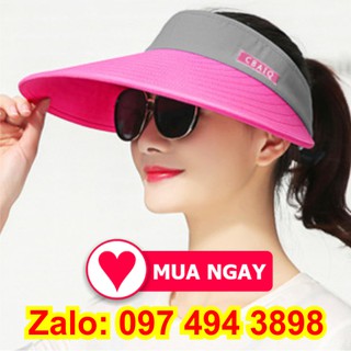 Mũ rộng vành sen nón che nắng nửa đầu vải dày cực mát hàng đẹp màu sắc thời trang thể thao, du lịch đội chống nắng đẹp