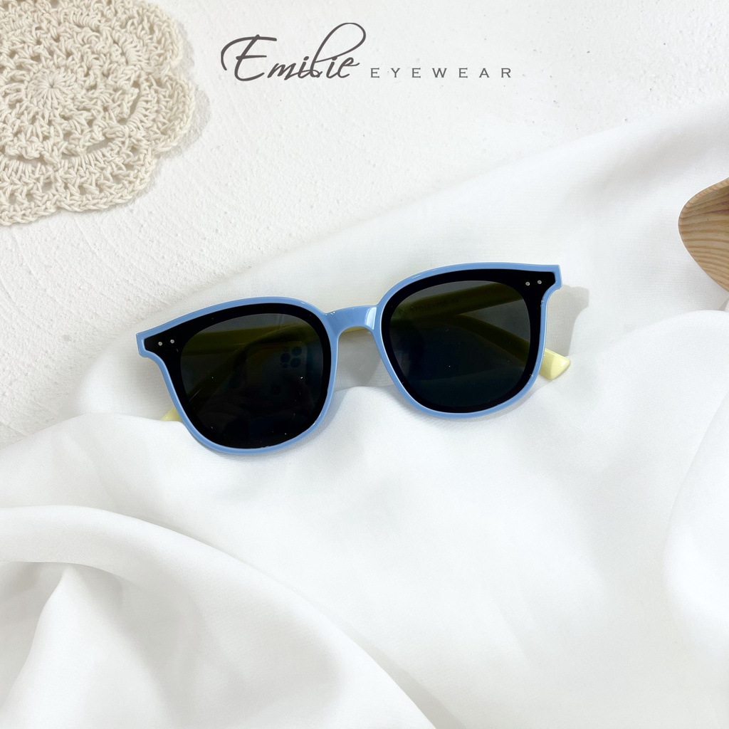 Gọng kính mát trẻ em nhựa dẻo nhẹ mắt chống UV400 Emilie eyewear phụ kiện thời trang Lang