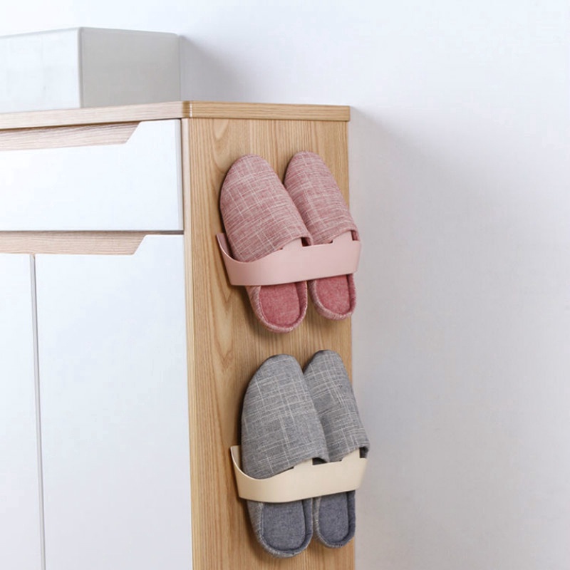 Kệ Gắn Tường Không Đục Lỗ Đựng Giày Dép Đi Trong Nhà Tắm