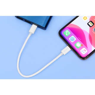 Cáp Type C - Lightning 20cm Xmobile L10 Trắng