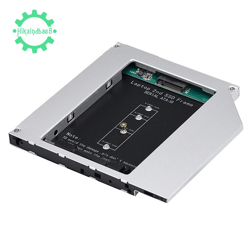 Ổ Cứng Ssd Ngff M.2 M2 2nd Hdd Caddy 12.7mm Sata 3 Optay Cho Laptop