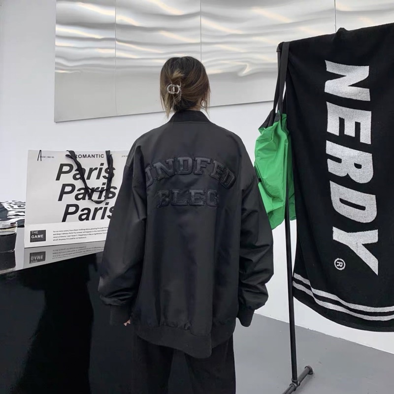 Khoác Bomber B Korean Unisex Couple