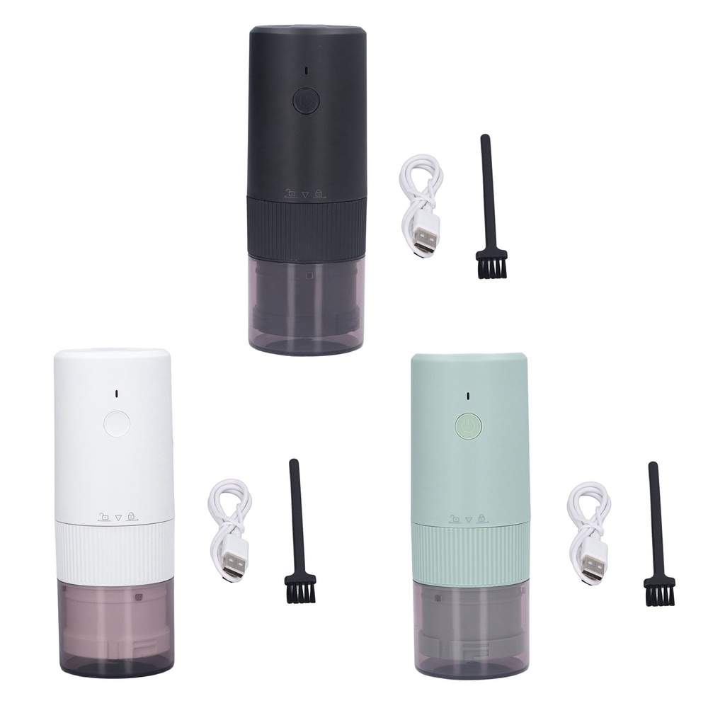 Oxygen072 Máy Xay Cà Phê Tự Động  Sạc USB  bằng điện Home Travel Di động USB có thể sạc lại không dây hình nón tự