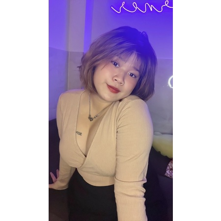 Áo croptop bigsize , kiểu dáng chéo ngực cho nàng mũm mĩm , tông hack v1 đỉnh cao