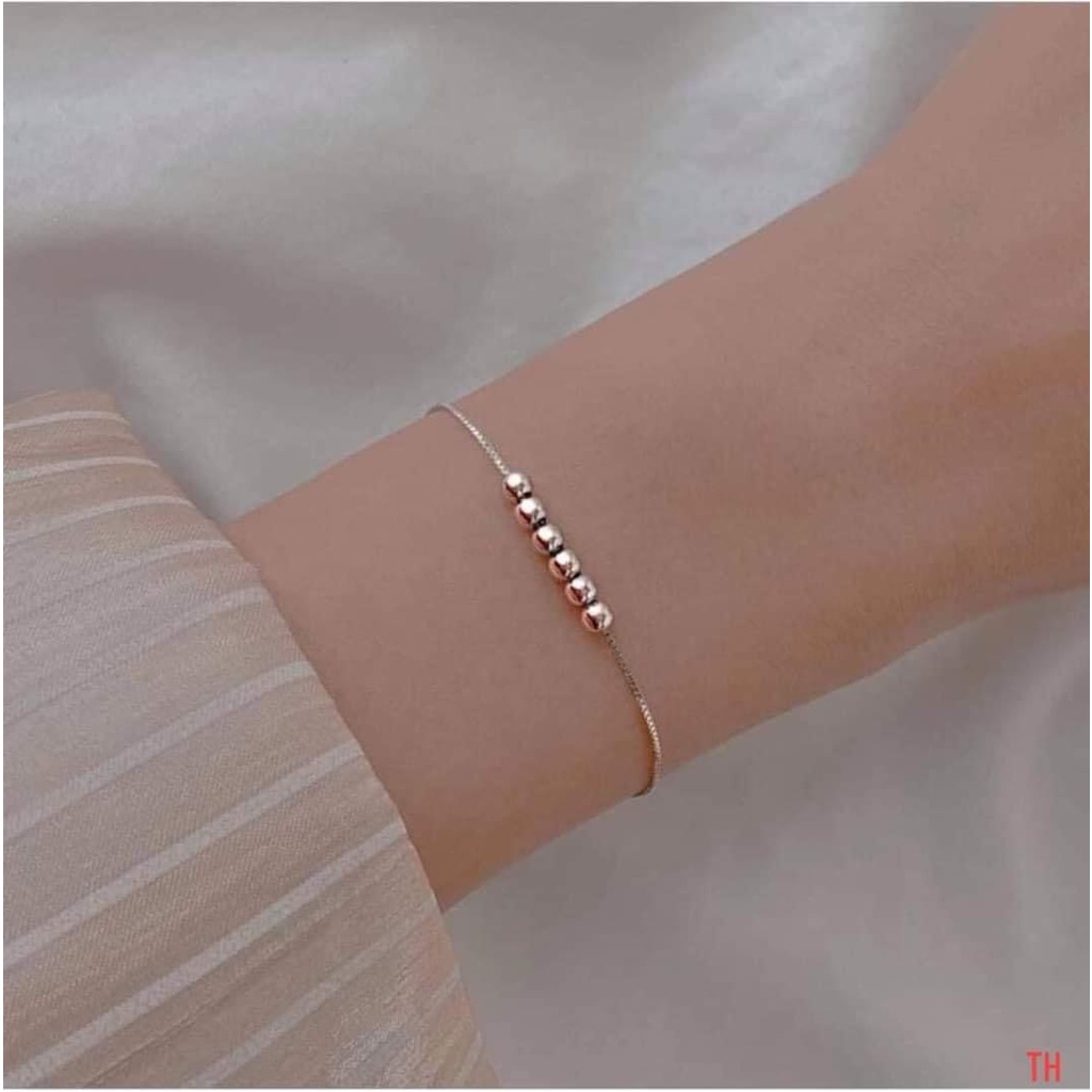 Lắc tay lắc chân bi bạc . Rất xinh