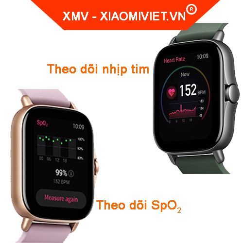 Đồng hồ thông minh Xiaomi Amazfit GTS 2E - Theo dõi nhịp tim, stress, SpO2, nhiệt độ cơ thể - Chính hãng - BH 12 tháng