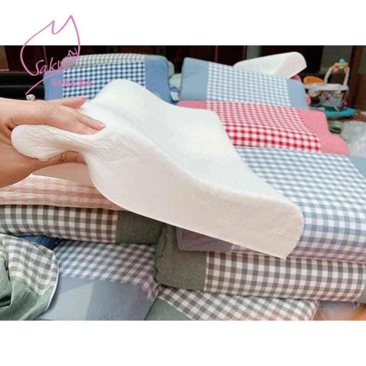 Sales Chính Hãng- Gối Cao Su Non Yên Ngựa Massage Vai Cổ - Gối Cao Su Nong Chống Mỏi Cổ Khi Nằm